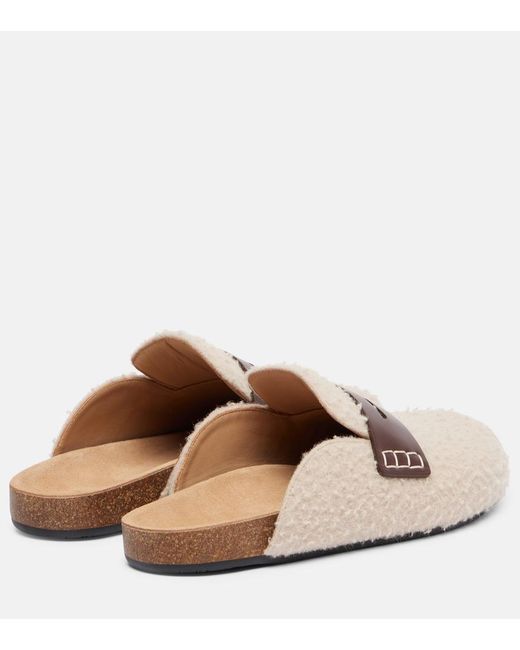 J.W. Anderson Pink Felt Mules