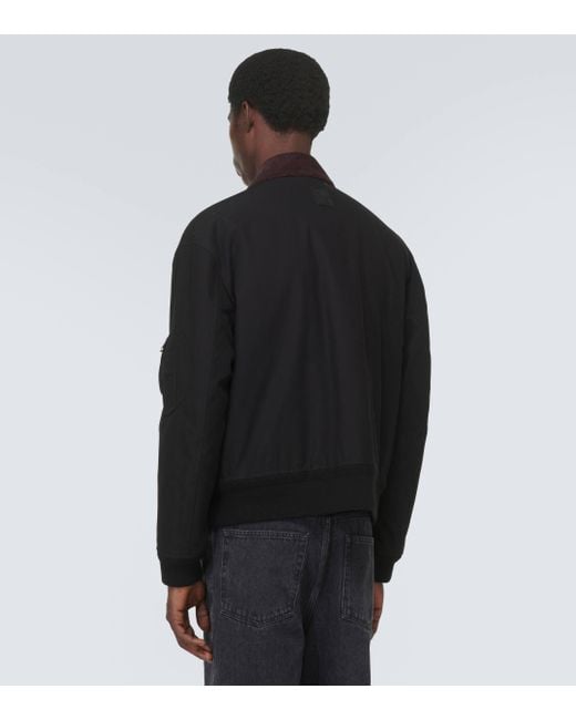 Veste en coton Loewe pour homme en coloris Black