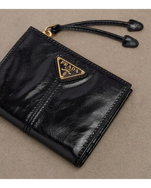 Prada Black Small Leather Wallet