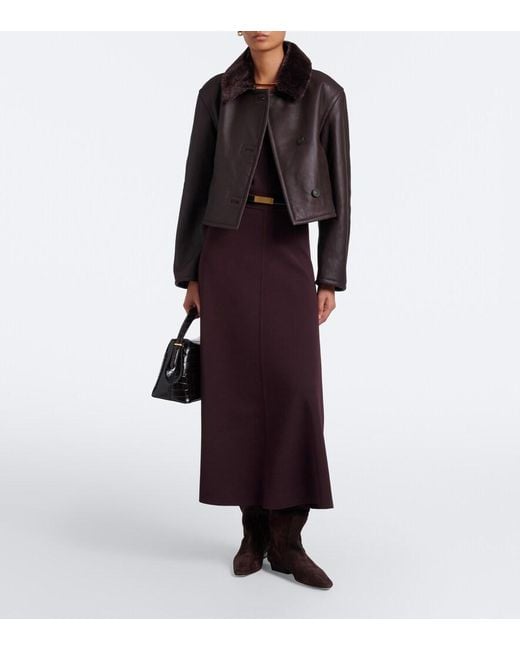 Staud Brown Wally Suede Knee-High Boots