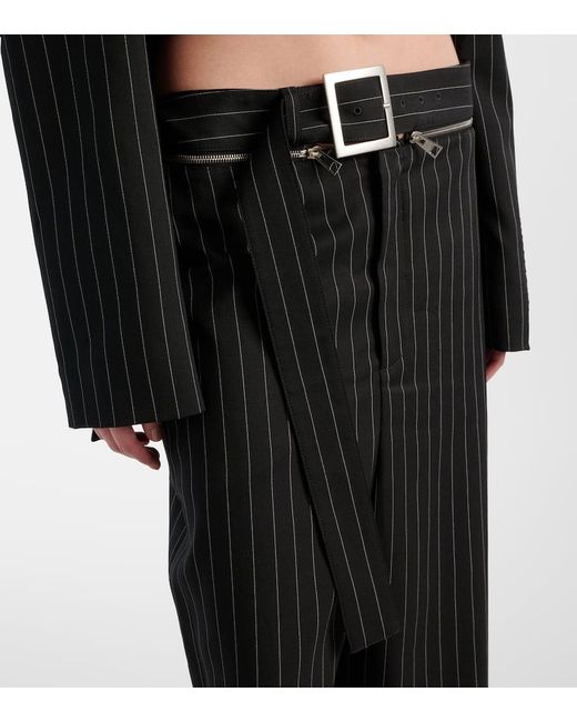 Pantaloni A Gamba Larga di Jean Paul Gaultier in Black