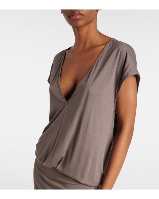Rick Owens Brown Dylan Gown