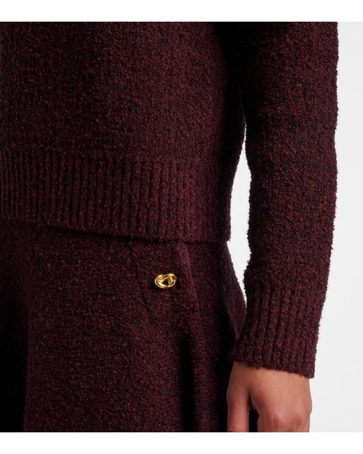 Bottega Veneta Purple Knot Sweater