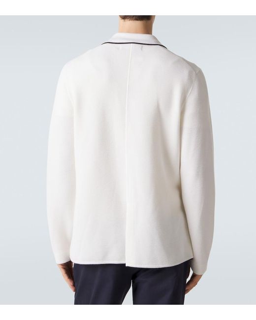 Orlebar Brown White Rainer Wool Blazer for men