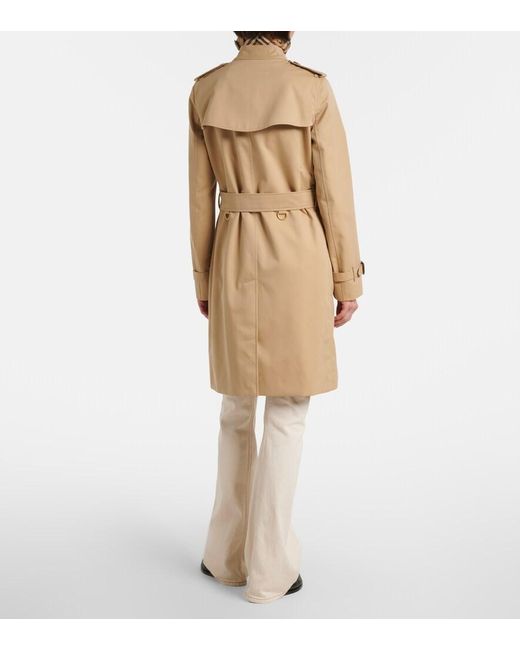 Burberry Natural Kensington Cotton Trench Coat
