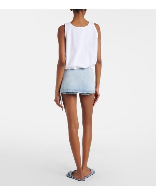 Loewe Blue Paula's Ibiza Denim Skort