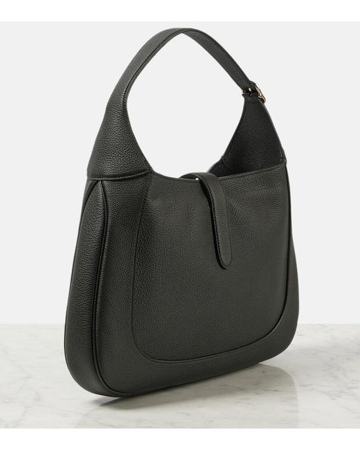Gucci Black Jackie 1961 Large Bag, Leather
