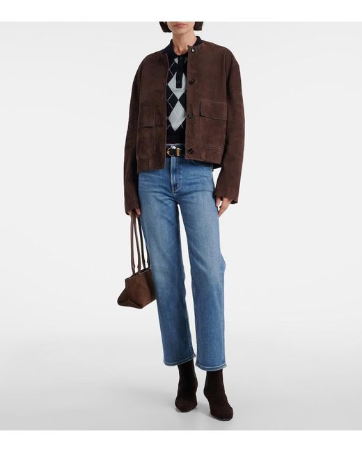 Citizens of Humanity Blue Palma High-Rise Straight Jeans