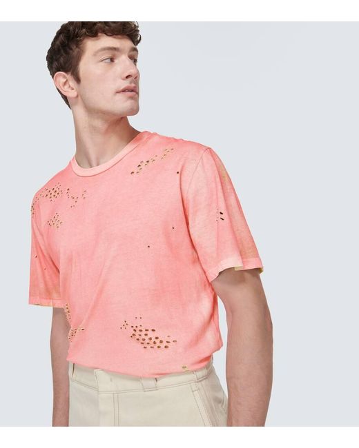 NOTSONORMAL Hemdjacke aus Baumwolle in Pink für Herren