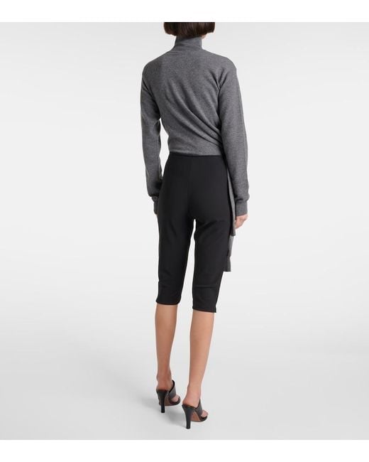 Rohe Black Scuba Capri Pants