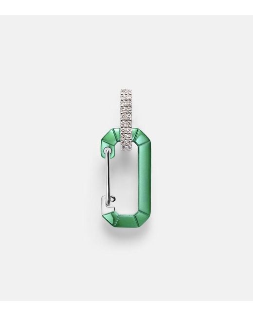 Eera Green Chiara 18Kt And Diamond Single Earring