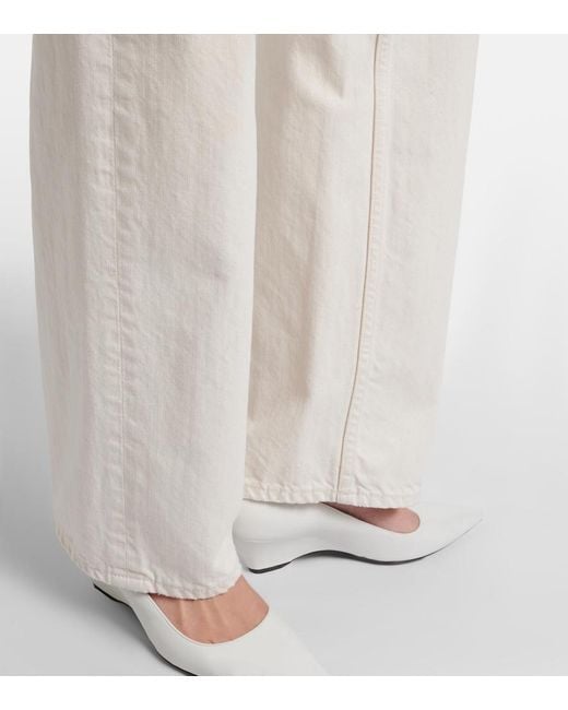 The Row Natural Fargo Straight Jeans