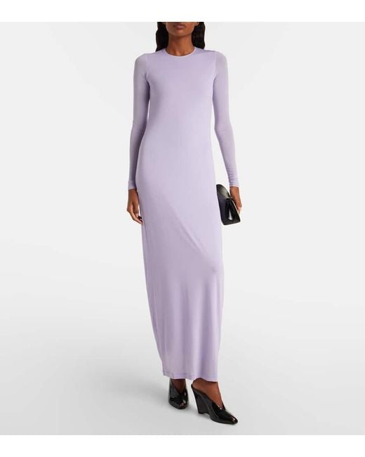 Wardrobe NYC Purple Jersey Maxi Dress