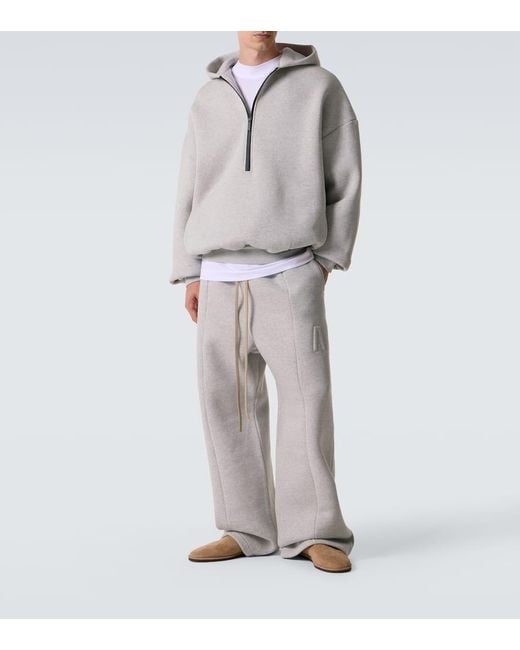 Fear Of God Gray Cotton-Blend Fleece Sweatpants for men