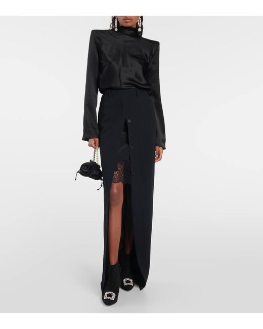 Stivaletti Baylow di Manolo Blahnik in Black