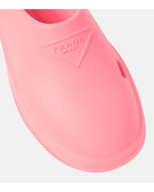 Prada Multicolor Slippers Mellow De Goma