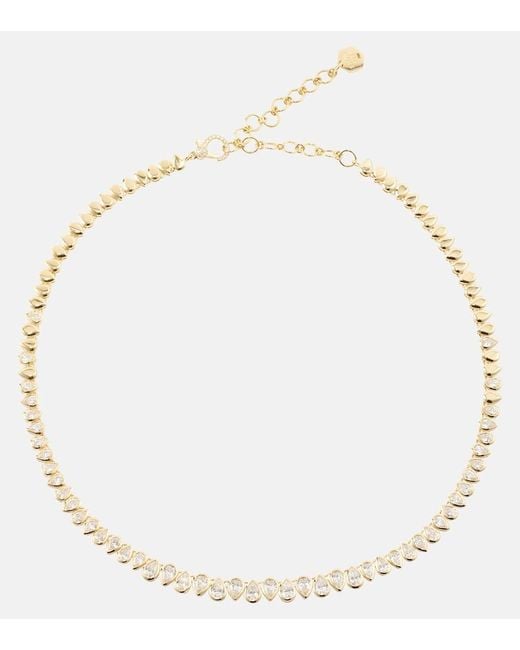 SHAY Natural Halskette aus 18kt Gelbgold mit Diamanten