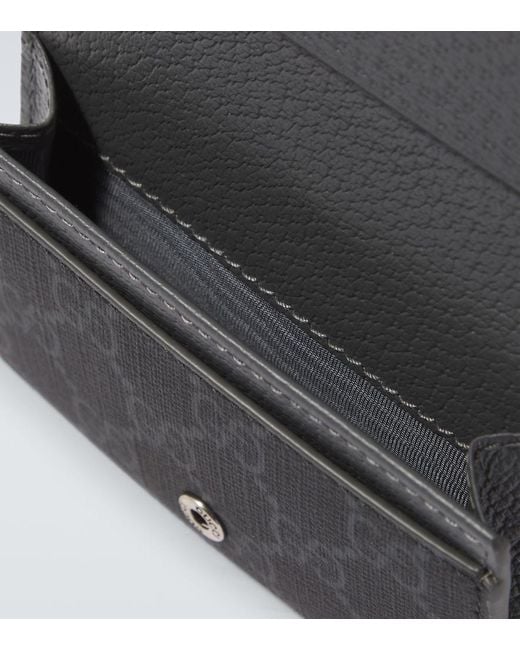 Gucci Black Gg Canvas Wallet for men
