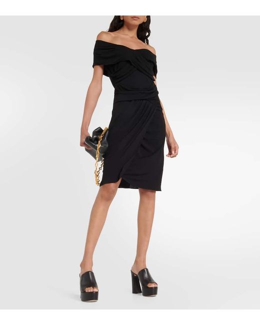 Diane von Furstenberg Black Minikleid Aus Jersey