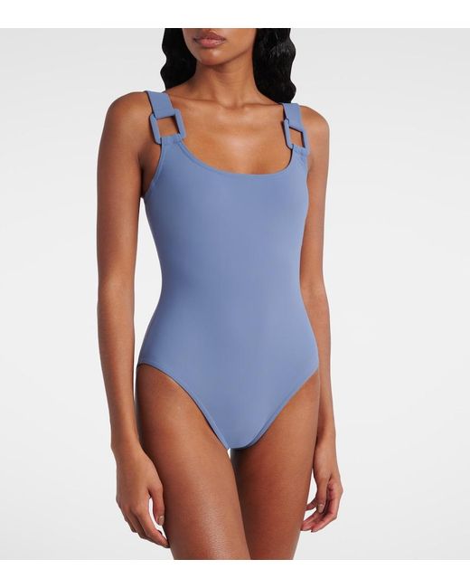 Karla Colletto Blue Juni Swimsuit
