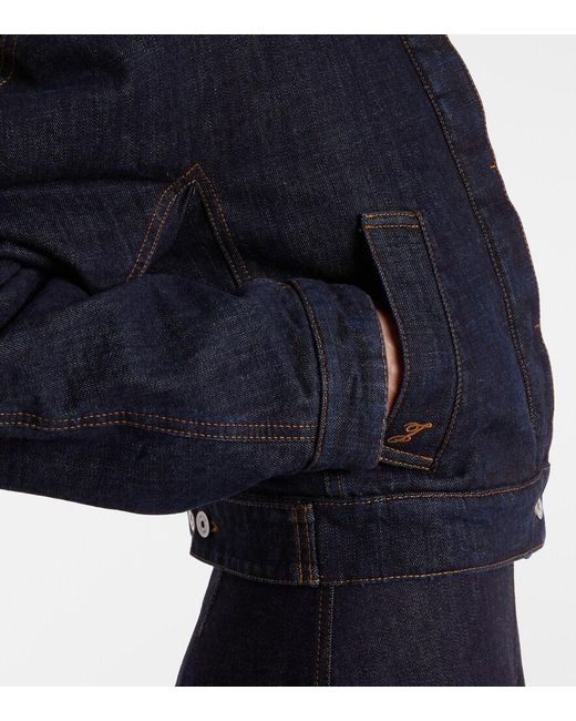Jacquemus Blue Denim Blouson Jacket