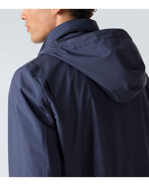 Loro Piana Blue Traveller Technical Jacket for men
