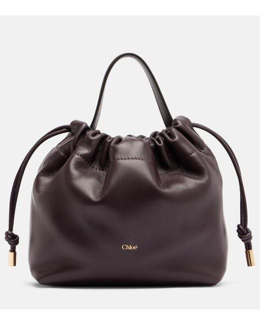 Chloé Black Icons Mini Leather Shoulder Bag