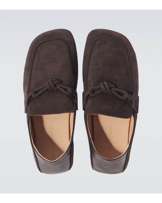 Bottega Veneta Brown Daddy Suede Loafers for men