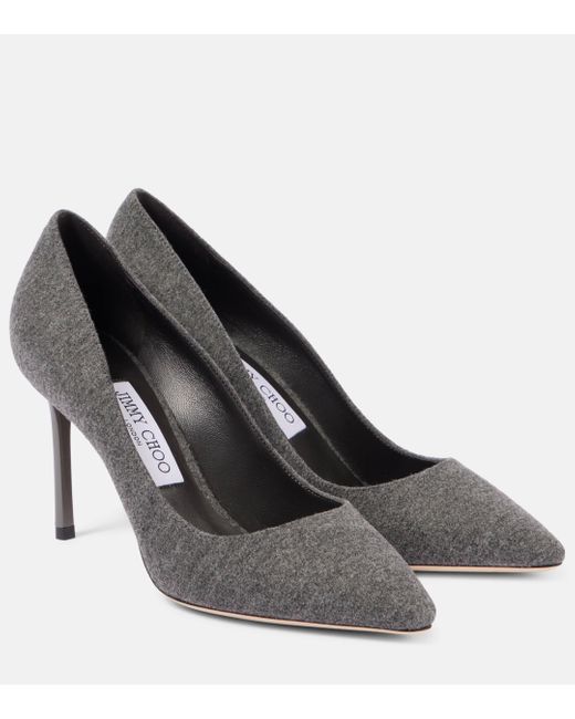 Jimmy choo romy 85 black hot sale