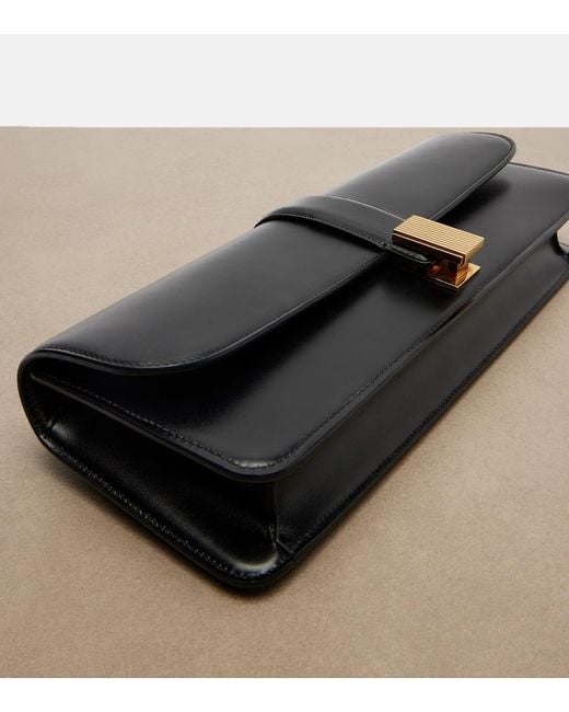Khaite Black Blake Leather Clutch