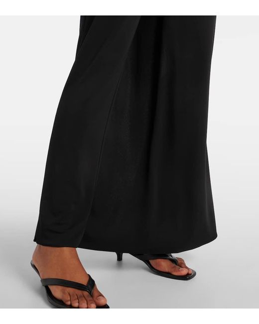 Courreges Blue Infinity Draped Wide-Leg Pants