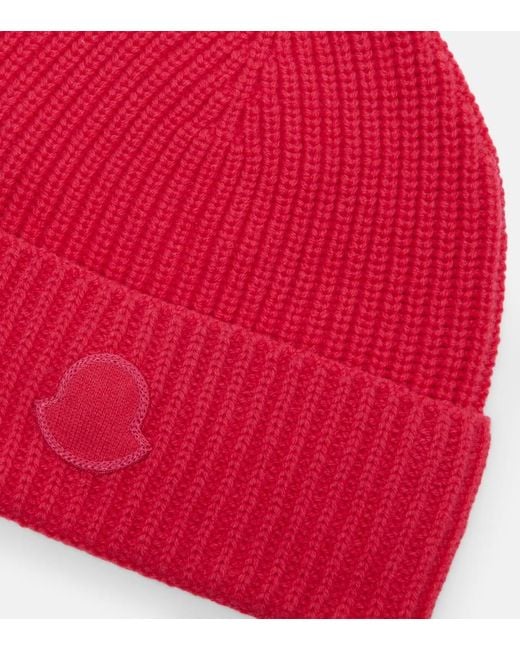 Gorro De Cachemir Moncler de color Red