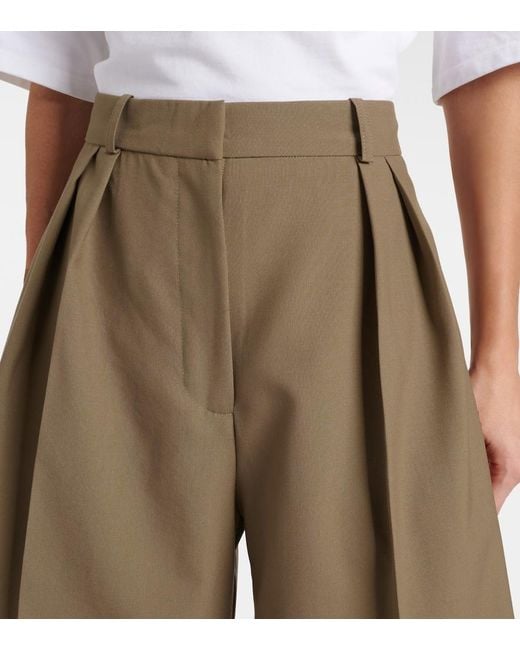 Rohe Green Virgin Wool Shorts
