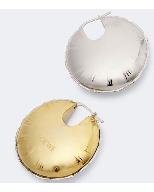 Loewe White Ohrringe Blown