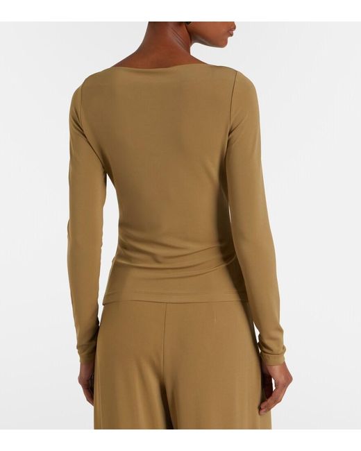 Max Mara Natural Gomma Jersey T-Shirt