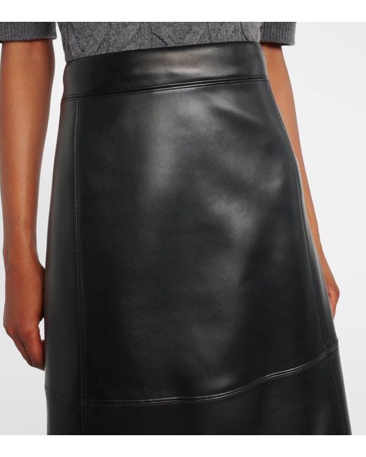 Gonna Midi Plata di Max Mara in Black