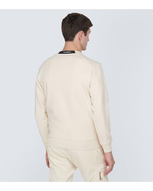 C P Company Natural Cotton Fleece Sweatshirt for men
