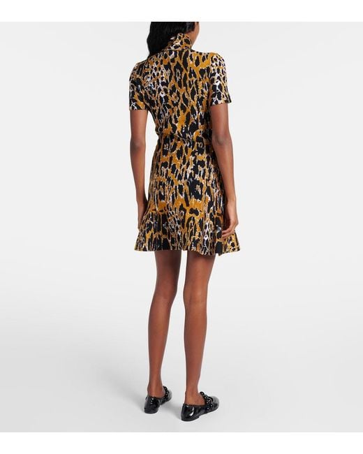 Alaïa Black Jacquard Minidress