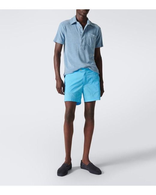 Tom Ford Blue Barnes Suede Espadrilles for men