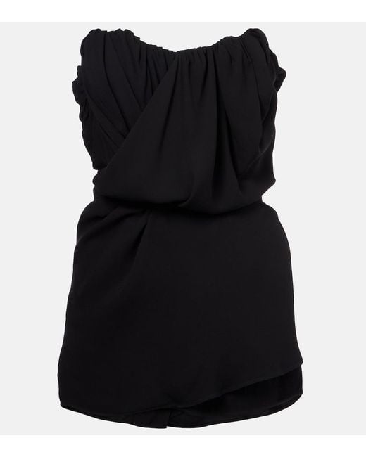 Vivienne Westwood Black Susana Draped Corset Dress