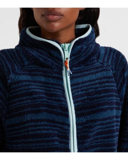 Sudadera Harlow De Forro Polar Con Cremallera Parcial The Upside de color Blue