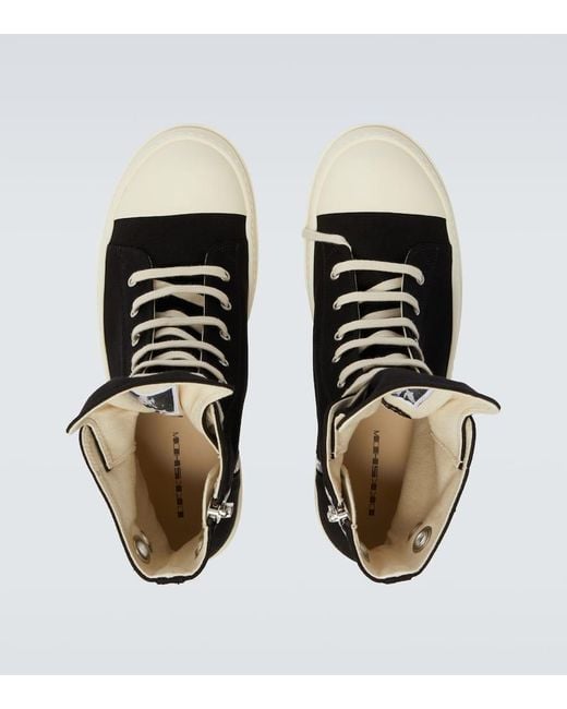 Rick Owens High-Top-Sneakers Hollywood in Black für Herren