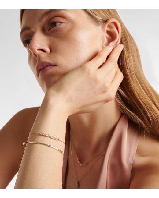 STONE AND STRAND Metallic Muse 10Kt Bracelet With Diamonds