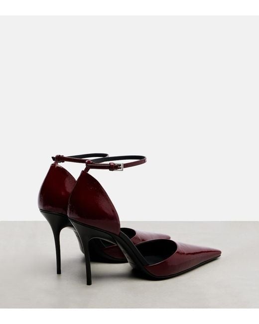 Alaïa Red 90 Leather Pumps