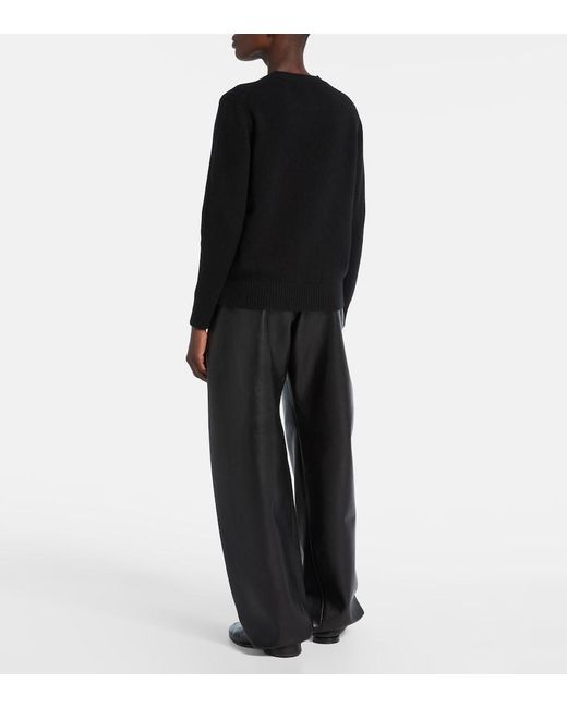 Givenchy Black Logo Wool And Cashmere Sweater