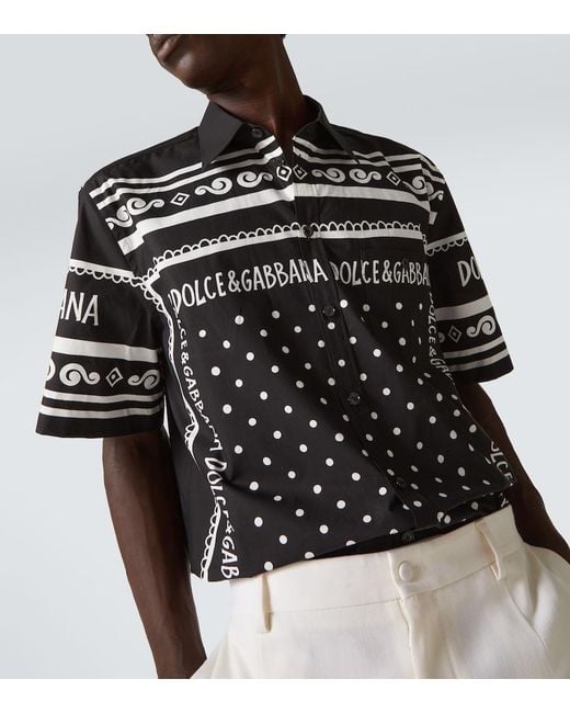 Dolce & Gabbana Black Camicia Shirt for men