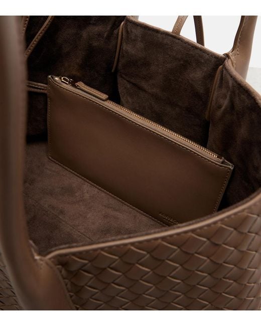 Bottega Veneta Brown Tote Bag Pinacoteca Aus Leder