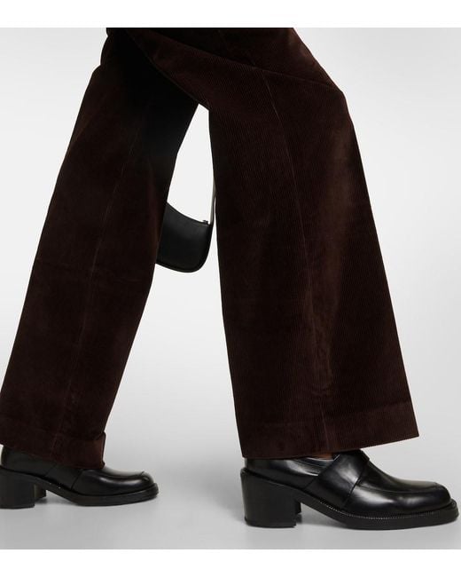 FRAME Brown Corduroy Straight Pants