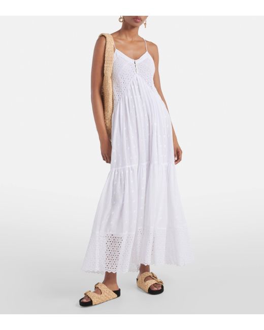 Robe longue Sabba en coton Isabel Marant en coloris White