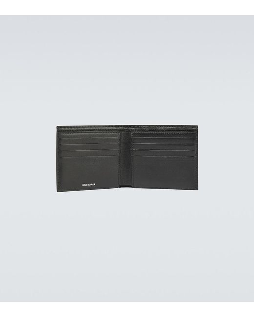 Balenciaga Black Bb Leather Wallet for men
